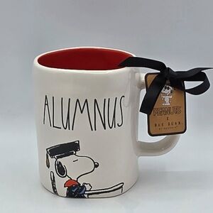 Rae Dunn Snoopy Peanuts ALUMNUS Graduation Mug NEW Class of 2026 Graduate Gift